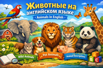Животные на английском языке